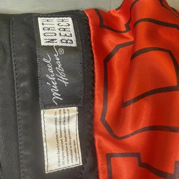 HOBO Michael Hoban North Beach Men’s Sz 46 Aztec Leather Jacket Made in USA - Picture 9 of 12